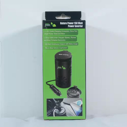 150-Watt DC to AC Portable Power Inverter 110 Volt with USB Charger