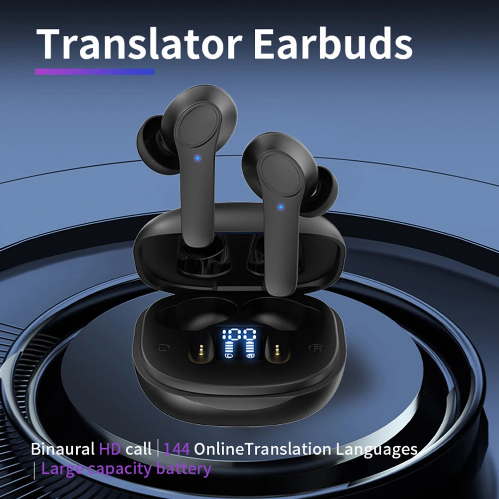 B11 Wireless BT Translation Earbuds in Ear Headphones 144 Languages Real Time Translator TWS Earphones Smart Voice Translator