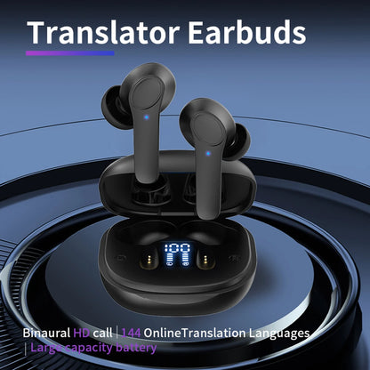 B11 Wireless BT Translation Earbuds in Ear Headphones 144 Languages Real Time Translator TWS Earphones Smart Voice Translator