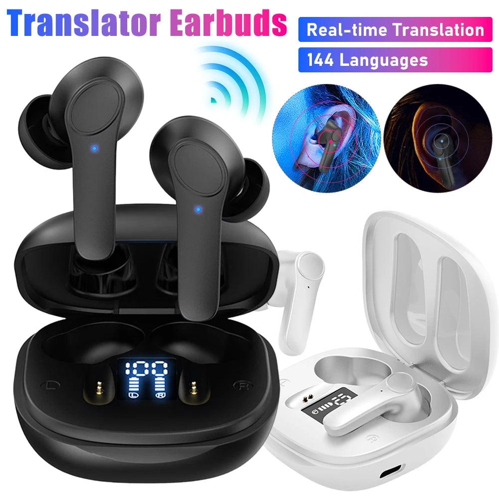 B11 Wireless BT Translation Earbuds in Ear Headphones 144 Languages Real Time Translator TWS Earphones Smart Voice Translator