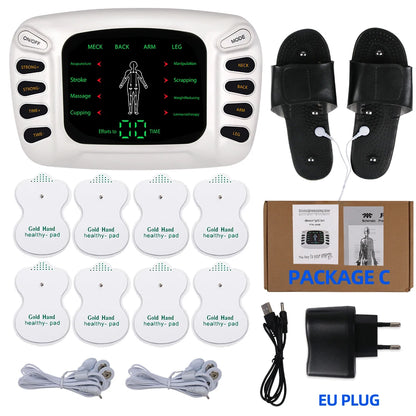 Electrostimulator Physiotherapy TENS Machines Eletric Compex Muscle Stimulator EMS Pulse Acupuncture Best Massager for Body Pad