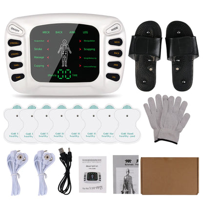 Electrostimulator Physiotherapy TENS Machines Eletric Compex Muscle Stimulator EMS Pulse Acupuncture Best Massager for Body Pad