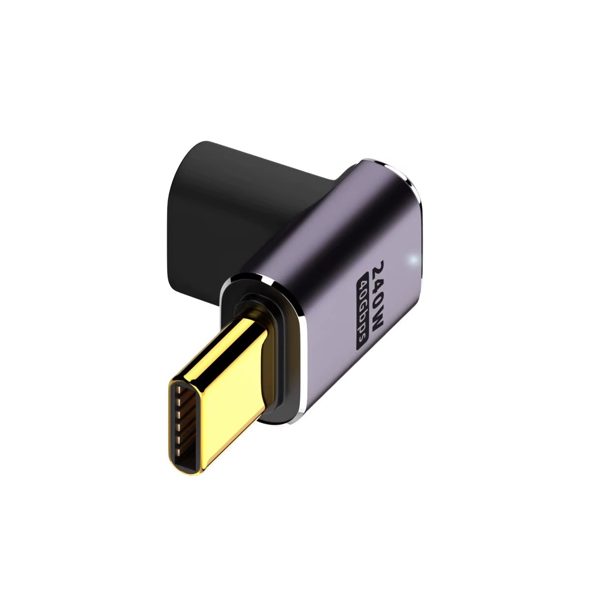 USB 4.0 PD 240W 8K 60Hz Charger Connector for Macbook 40Gbps High Speed USB C OTG U-Shape Straight Angle Male to Female Adapter