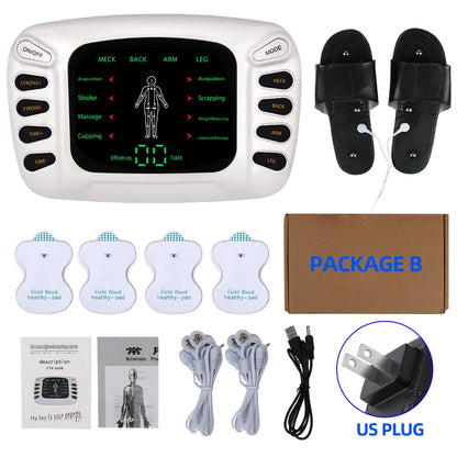 Electrostimulator Physiotherapy TENS Machines Eletric Compex Muscle Stimulator EMS Pulse Acupuncture Best Massager for Body Pad