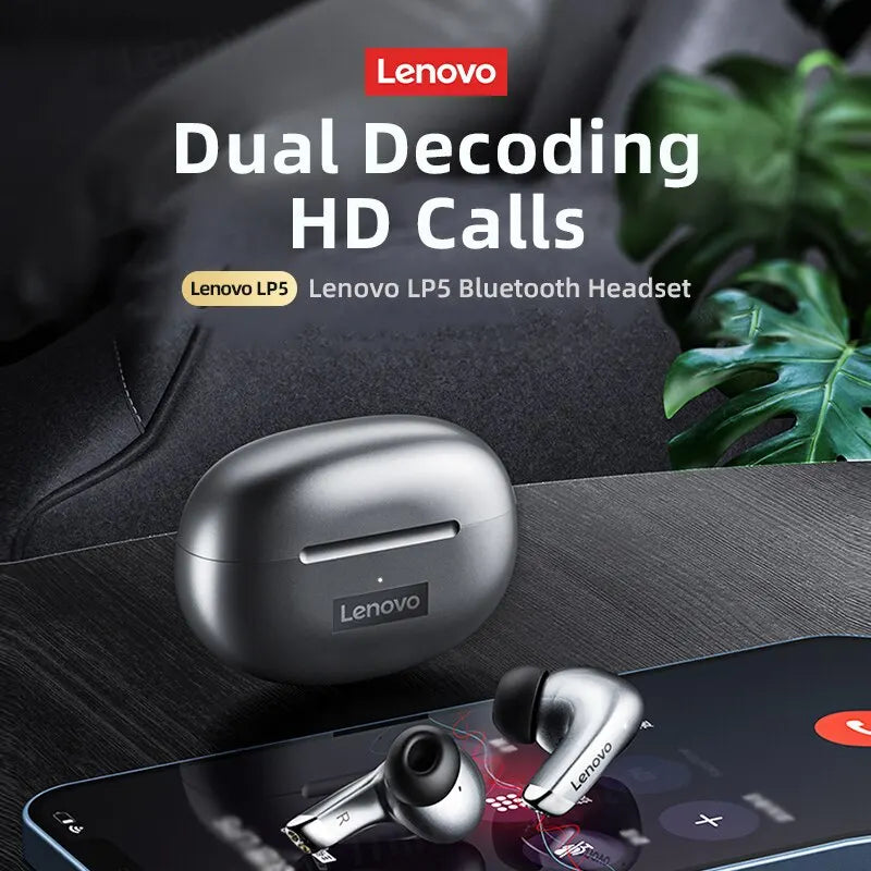 Choice  LP5 Wireless Bluetooth Earbuds Hifi Music with Mics Music Earphones Waterproof with Low Latency Gaming Headset New