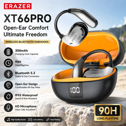 XT66PRO Bluetooth Earphones ASMR Headsets DIY APP AI Translator Earbuds Wireless Headphones 13 Hours Long Life Display
