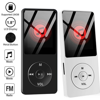 Portable Mini MP3 Player Hifi Music Walkman 4.0 Bluetooth Support Two-Way Transmission FM Radio Voice Recorder Ebook Auto Browse