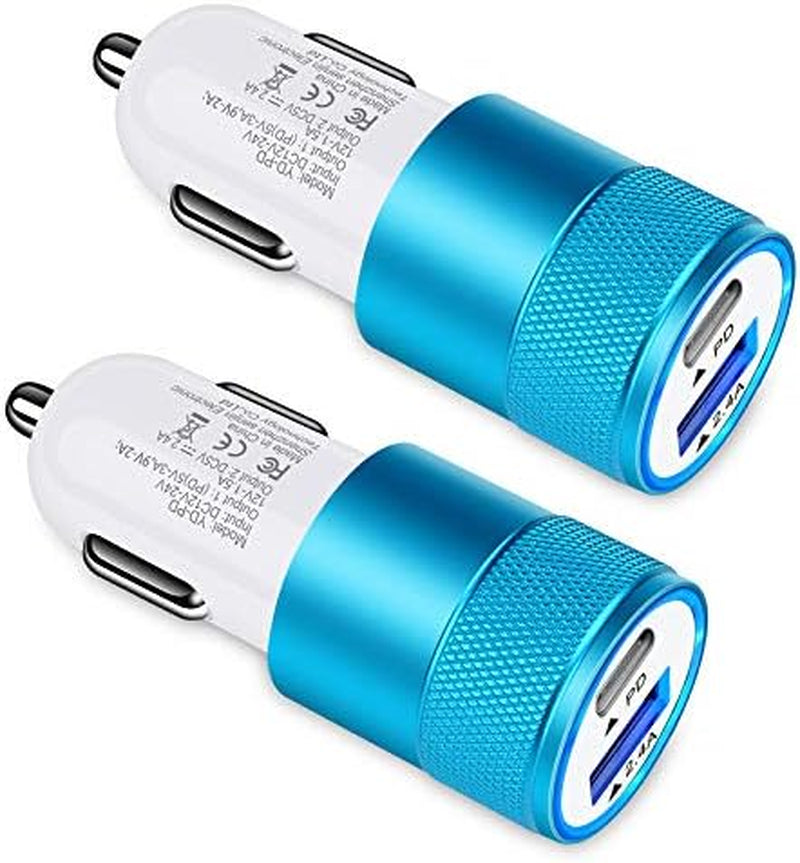 30W PD USB C Car Charger, USB Type C Fast Power Charging Block