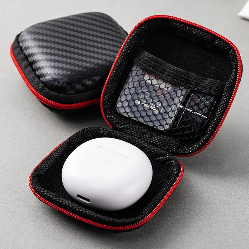 Portable Mini Earphone Case Box Hard EVA Headphone Storage Box Bag for Earpod Earbud Wireless Bluetooth Earphone Accessories
